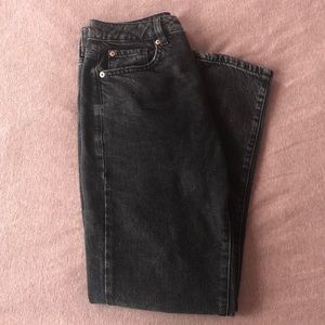 Garage black mom jeans